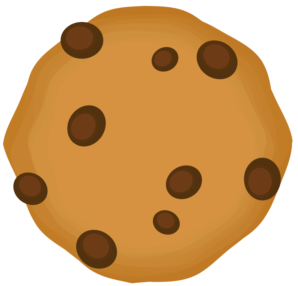 OnlineLabels Clip Art Chocolate Chip Cookie